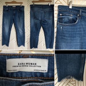 Zara Premium Denim Collection Boyfriend Jeans 12